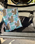Cœurs et licornes _ sac imperméable moyen