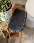 Papier toilette lavable : gris uni