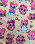 Grand sac imperméable wetbag : chats licornes