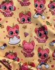 Chats licornes _ Bavette imperméable évolutive 5 à 12 mois