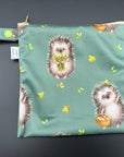 Sac imperméable, format sandwich avec ganse : hérissons