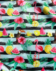 Tropicale _ Bavette imperméable évolutive 1 à 4 ans