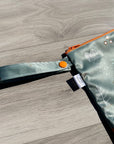 Sac imperméable, format moyen : renards fond vert