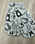 Papier toilette lavable : chats gris