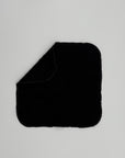 3 Petites débarbouillettes ratine bambou : noire