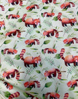 Pandas roux _ Bavette imperméable évolutive 5 à 12 mois