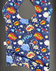 Bandes dessinées _ Bavette imperméable évolutive 1 à 4 ans
