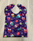 Hiboux d’hivers _ Bavette imperméable évolutive 1 à 4 ans