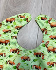 Pandas roux _ Bavette imperméable évolutive 5 à 12 mois