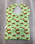 Pandas roux _ Bavette imperméable évolutive 5 à 12 mois