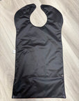 Bavette imperméable évolutive 1 à 4 ans : noire et melons