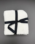 3 Petites débarbouillettes ratine bambou : blanche
