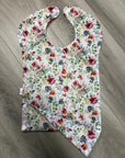 Fleurs _ Bavette imperméable évolutive 5 à 12 mois