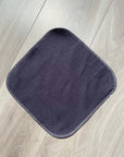 Débarbouillette de flanelle : gris uni