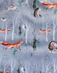 Forêt grise _ Bavette imperméable évolutive 5 à 12 mois