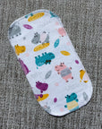 Papier toilette lavable : hippopotames à la plage