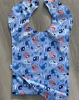 Caméléons _ Bavette imperméable évolutive 5 à 12 mois