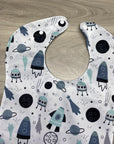 Dans l’espace _ Bavette imperméable évolutive 1 à 4 ans