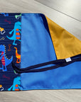 Napperon à lunch imperméable : dinos bleus