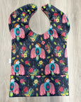 Oiseaux _ Bavette imperméable évolutive 1 à 4 ans