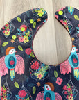 Oiseaux _ Bavette imperméable évolutive 1 à 4 ans
