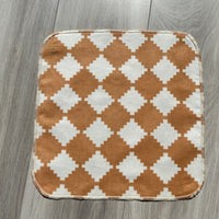 Lingettes / essuie tout/ serviettes de table en flanelle : abstrait beige