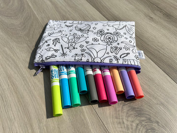 Étui à crayons à colorier , imperméable: princesses