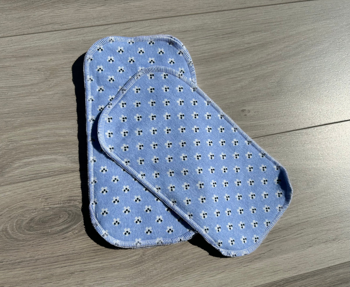 Papier toilette lavable : abstrait bleu