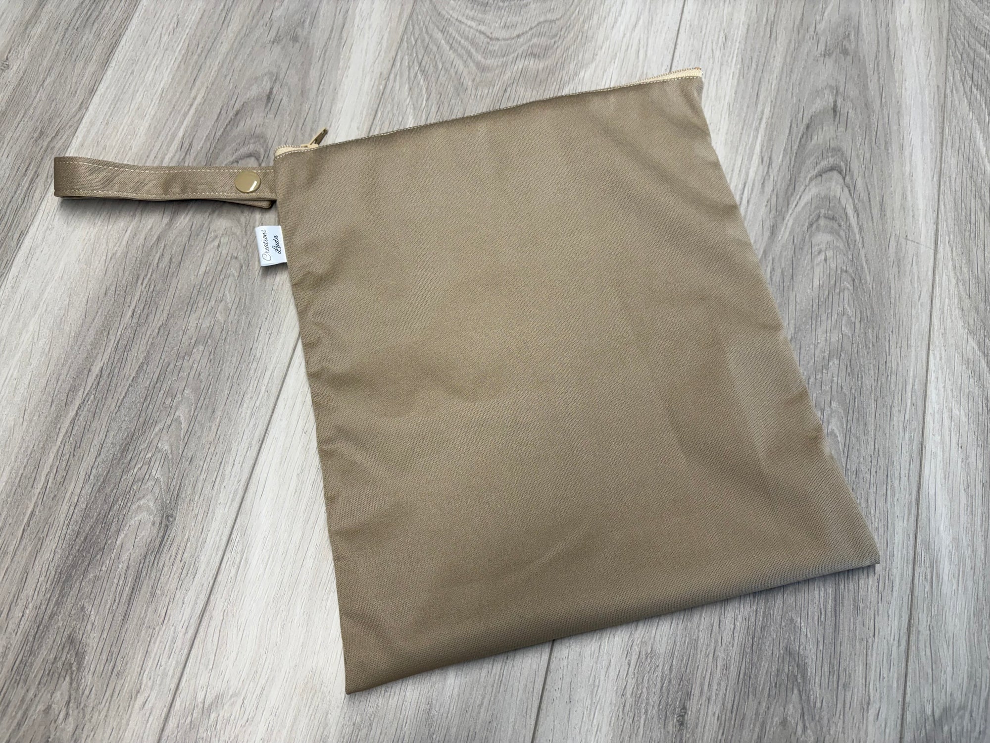 Sac imperméable, format moyen : beige uni