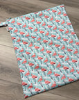 Grand sac imperméable wetbag : flamants roses