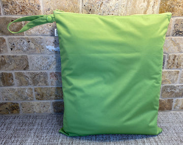 Grand sac imperméable wetbag, sac souliers, sac couches lavables, sac vêtements, sac de sport : vert lime