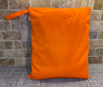 Grand sac imperméable wetbag, sac souliers, sac couches lavables, sac vêtements, sac de sport : orange